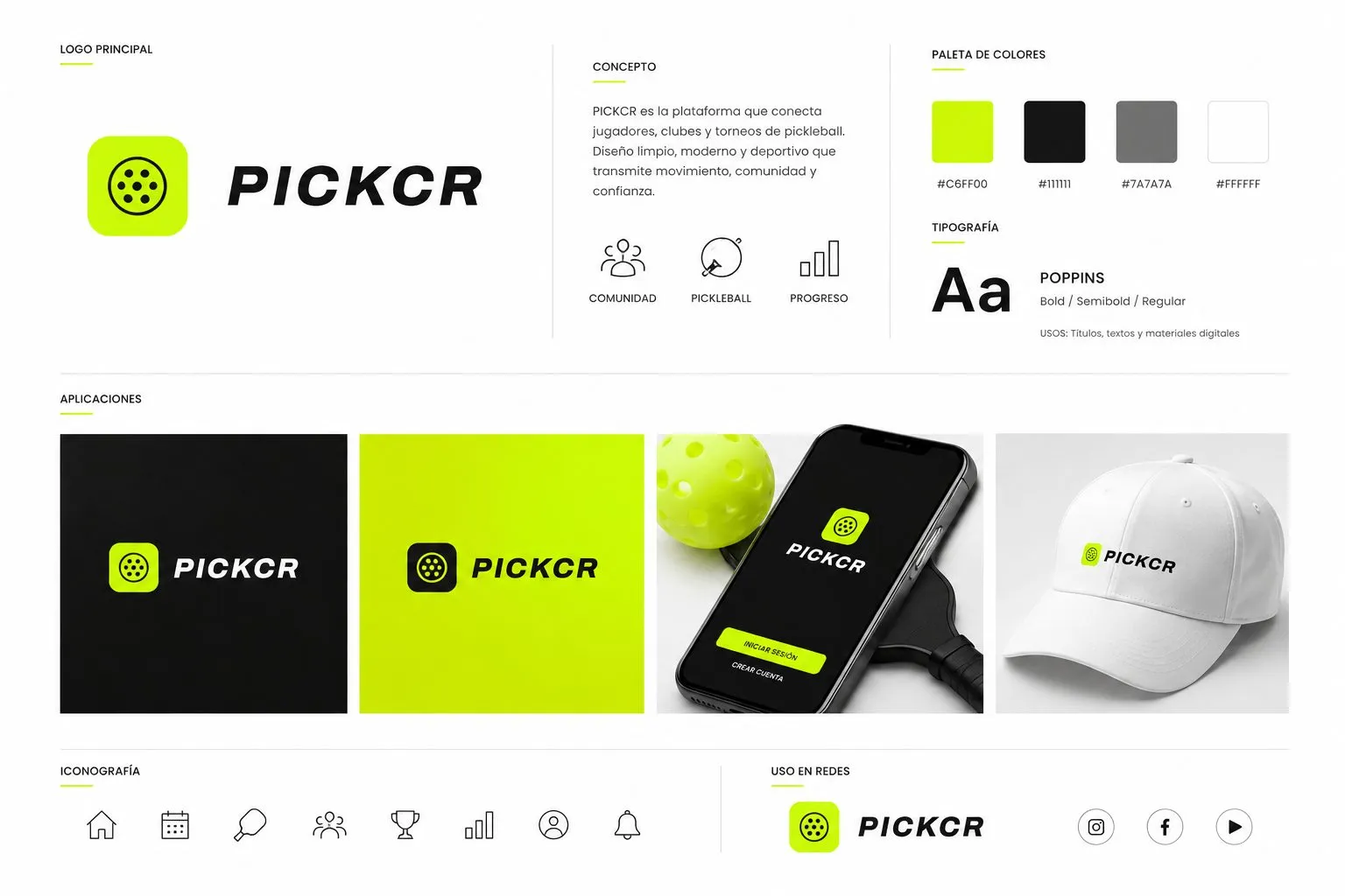 Manual de marca de PICKCR