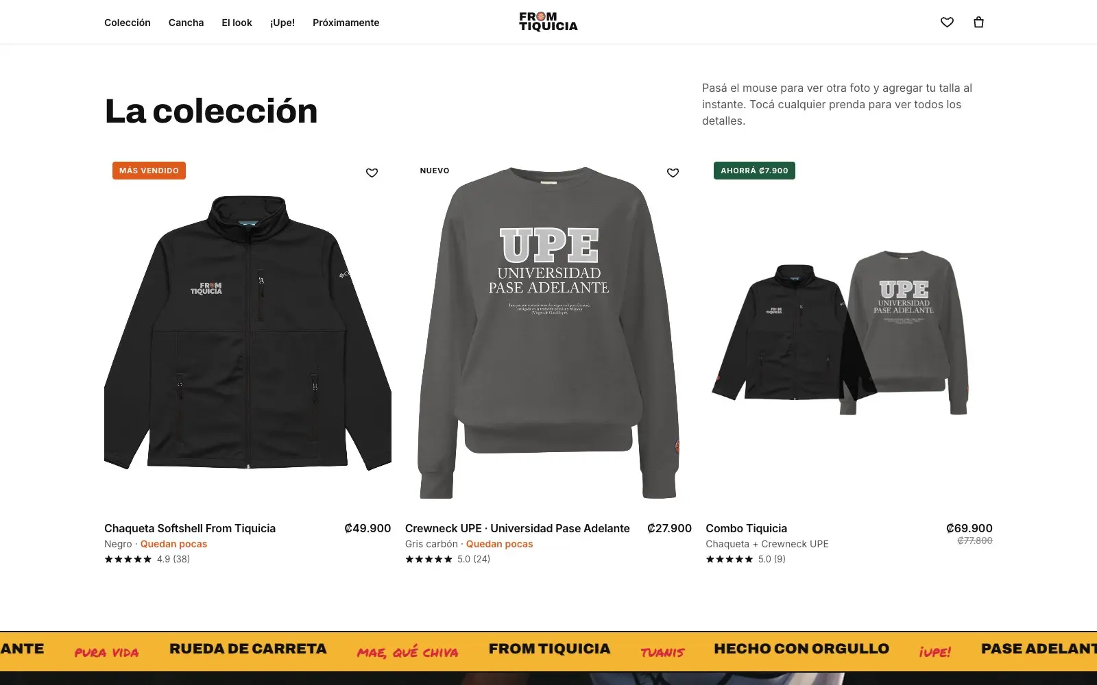 From Tiquicia collection with prices, tags and ratings